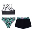 thumbnail image 5 of Alvivi Three-Piece Printed Quick Dry Swimsuit Set (Girl's), 5 of 7