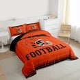 thumbnail image 3 of jejeloiu American Rugby Game Twin Comforter Sets,Football Sport Bedding Set For Teens Reversible 2-Piece, 3 of 8