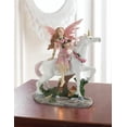 thumbnail image 2 of Dragon Crest 10018601 Pink Fairy with Unicorn Figurine, 2 of 2