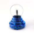 thumbnail image 1 of Plasma Ball 3 Inch Red Light Touch Induction Plasma Lamp Creative USB Powered Electrostatic Flashing Ball for Parties, Decorations, Prop, Home, Blue Base, 1 of 7