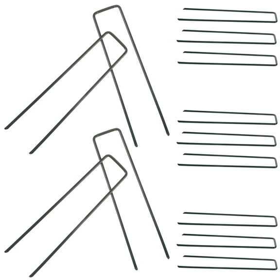unbranded  30 Pcs Gardening Nails Tent Poles for Tarp Stakes Heavy Duty Green