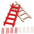 thumbnail image 4 of WHAMVOX Miniature Ladder Decor 10Pcs Red Wood For Craft Enthusiasts And Hobbyists Mini Size Landscape Ornament, 4 of 6