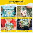 thumbnail image 5 of 1 Water Bottle, 2 Stickers off Promotions! Creative Crossbody Strap Retro Phone Shaped Water Bottle Blue A Kitchen Cups Clearance Sale, 5 of 9