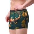 thumbnail image 3 of Bingfone Koi Pond Lilies Men's Underwear - Casual Stretch Boxer Briefs-Large, 3 of 7