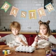 thumbnail image 5 of OUNONA Easter Banner Decorative Hanging Flag Made of Linen for Party Decoration Assorted Color, 5 of 8