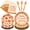 Happy Friendsgiving, variant on 96 Pieces Happy Friendsgiving Tableware Set Party Supplies - Fall Thanksgiving Pattern Disposable Dinnerware with Paper Plates, Napkins, Forks for Autumn Harvest, Friendsgiving Dinner BBQ Picnic