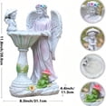 thumbnail image 2 of JahyShow Solar Angel Figurine with Color Changing Light - Resin Statue Ornament for Outdoor Decor, Patio, Lawn and Housewarming Gift, 2 of 7