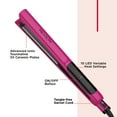 thumbnail image 5 of Revlon 1" Ceramic Flat Iron Hair Straightener, Black, 5 of 6