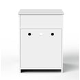 thumbnail image 6 of Jopath Cat Home Nightstand,Wooden Pet House Cat Litter Box Enclosure With Drawer, Side Table, Indoor Pet Crate,Kitty Sleep Durable,Easy To Clean White, 6 of 8