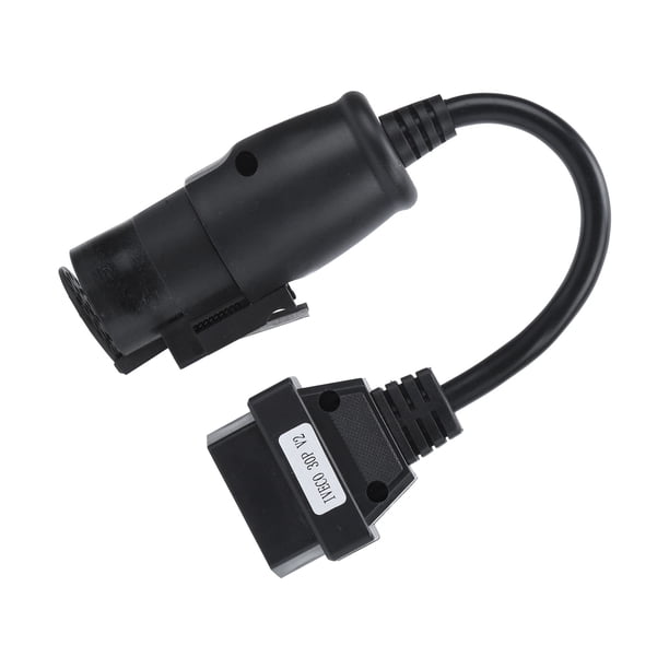 Cable de diagnóstico de 30 pinos, Resistencia al desgaste corrosión resistente a la corrosión flexible de 16 pinos obd ii reemplazo del conector para auto