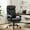 Black | With footrest, variant on TROPOW Computer Gaming Chair with Foot Rest, Ergonomic High Back Heavy Duty Task Desk Office Chairs with Wheels, Flip-Up Arms, Adjustable Height, PU Leather, 500LBS Capacity