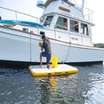 thumbnail image 6 of Swim Central Inflatable Private Solstice Drop Stitch Lake Dock - 8' - White and Yellow, 6 of 7
