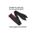 thumbnail image 4 of INSPIRE CHIC Womens Plus Size Obi Belts, Bowknot Self-Tie Wrap Around Wide Sash Waistband Belt for Dresses Black 25.59-28.35", 4 of 5