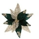 thumbnail image 2 of Seyotauo Christmas Glitter Flower Christmas Tree Decor Artificial Poinsettia Flower Velvet Magnolia s Floral Picks for Christmas Tree Fireplace Xmas Wedding DIY Crafts Wreath Party Floral Decor, 2 of 4