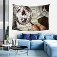 thumbnail image 1 of Detective Magnifying Glass Fantasy Wall Decor Tapestry , Room Bedroom Wall Hangings Tapestry Investigation Searching,60" X 40", 1 of 9