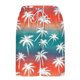 thumbnail image 3 of Ceisia Men's 2-in-1 Swim Trunks Red Green Gradient Palm Tree Print Quick-Dry Beach Shorts with Compression Liner Gifts, 3 of 6