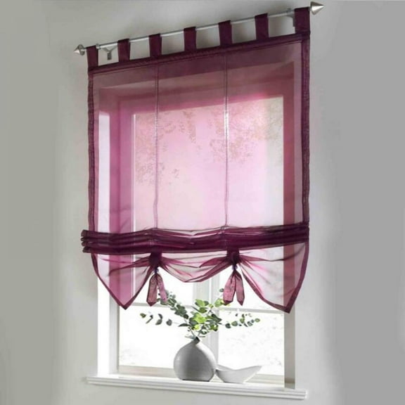 BRAND Factory Price!White Solid Semi-Transparent Window Treatment Drapes Sheer Curtain 1 Panels Sheer Curtains Rod Pocket Voile Sheer Curtain for Bedroom/Living Room