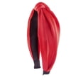 thumbnail image 2 of Mightlink Women Hair Hoop Candy Color Knotted Headband Candy Color Fabric Hair Hoop Elastic Head Band Wide Hairband, 2 of 5
