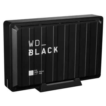 WD_BLACK 8TB D10 Game Drive USB 3.2 Gen 1, 3.5" Portable External Hard Drive HDD, 7200 RPM, Compatible with Playstation, Xbox, PC, & Mac - WDBA3P0080HBK-NESN