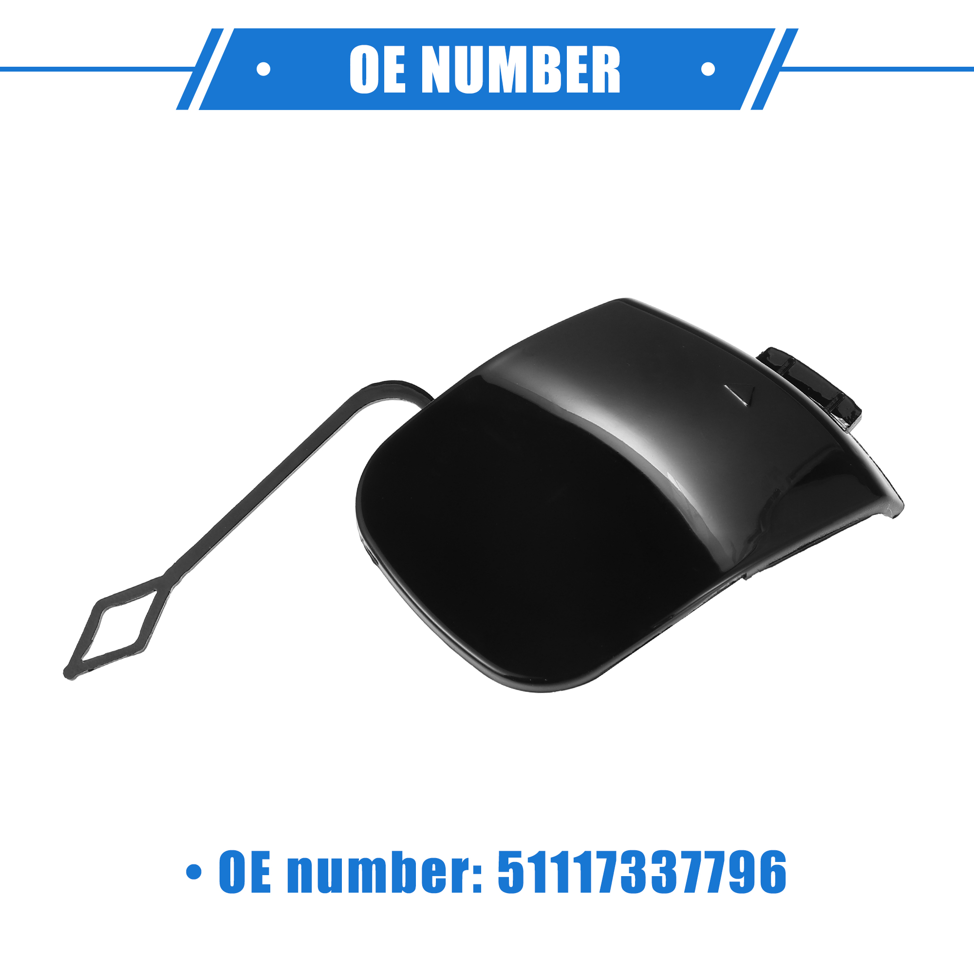 Unique Bargains Car Towing Tow Eye Hook Cover Cap for Mini Cooper 2014-2018