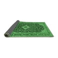 thumbnail image 2 of Ahgly Company Indoor Round Medallion Emerald Green Traditional Area Rugs, 8' Round, 2 of 4