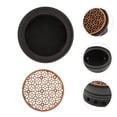 thumbnail image 5 of CIMAXIC 1Pc Japanese Style Ceramic Teapot Warmer Household Tea Heating Tool (Black),4.33"X4.33"X2.56", 5 of 5