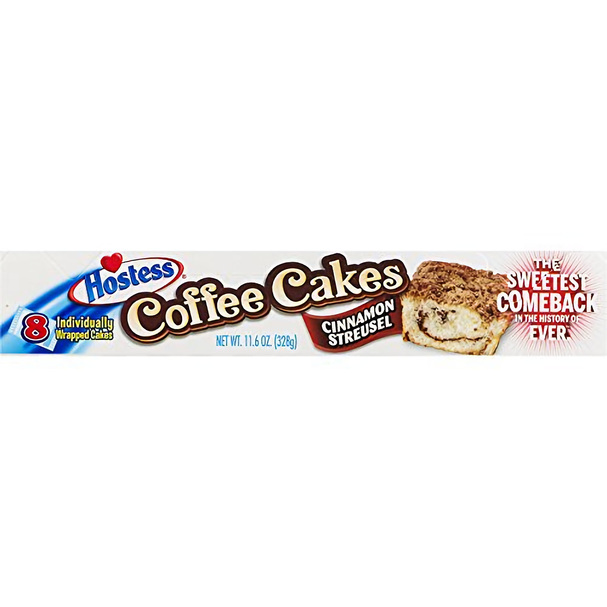Hostess Coffee Cakes, Cinnamon Streusel, 8 Ct Box (Pack of 3)