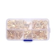 thumbnail image 2 of FUEENIRVA Golden Cold Pressed Terminal Crimp Connectors for Electrical Use 450Pcs, 2 of 6
