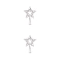thumbnail image 2 of Adorno de Navidad Cateissary Estrella Decorativa Plata tipo 1, 2 of 6