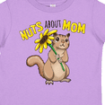 thumbnail image 4 of Inktastic Nuts About Mom Cute Chipmunk with Sunflower Boys or Girls Toddler T-Shirt, 4 of 5