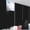 Black, variant on 100% Blackout Curtains, Portable Black Out Window Cover Film, Cuttable Blackout Shades Fabric Sheet, No Drill Window Blinds, Sun Heat Light Blocker for Travel Media Dorm Bedroom, 57''W - 2Pack