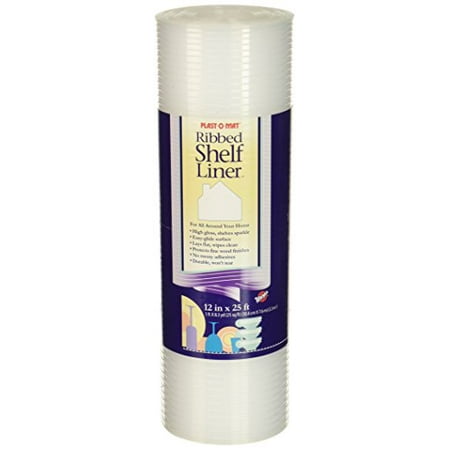 Warp Bros. Plast-O-Mat Ribbed Nonadhesive Shelf Liner