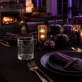 thumbnail image 5 of Qocolcyl Halloween Embossed Glass Cups Set,Ghost Pumpkin Bat Black Cat Clear Tumbler Mugs,Holiday Drinking Glassware for Coffee Cocktail Juice Halloween Party Table Kitchen Decor Supplies, 5 of 7