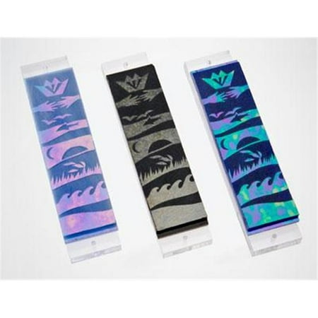 Judaica Kingdom SF-MZ-3089-2 Handmade Glass & Stained Glass Mezuzahs - Creation Mezuzah 3089 Light blue Iridescent