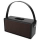 thumbnail image 3 of Altavoz Bluetooth portátil con subwoofer negro de madera D30 con correa de mano y cable de audio, 3 of 8