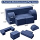 thumbnail image 4 of Yeshouse Sofá modular para niños pequeños y niños, juego de sofá de espuma con cojines desmontables, sofá suave convertible para leer, jugar y dormir en el dormitorio o la sala de juegos, 4 of 8