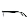 thumbnail image 3 of Mens Half Metal Rim Powered Bifocal Reading Eyeglasses Gunmetal Black 1.0, 3 of 4
