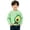 Green #011, variant on ‌Kids 3D Pocket Design Long Sleeve Sweatshirts - Casual and Comfortable Top for Boys and Girls‌, 130