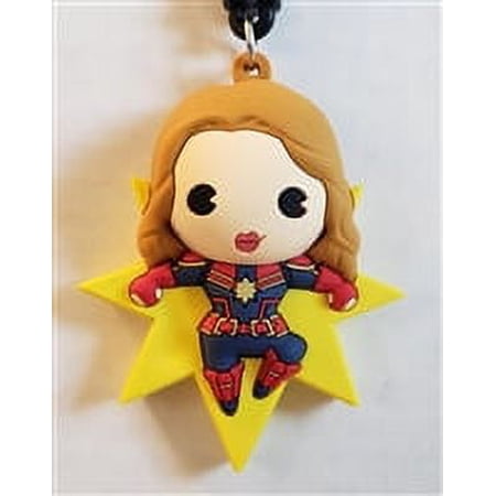 Monogram Marvel Holiday Collection 3D Bag Clip - Captain Marvel