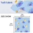 thumbnail image 5 of GZHJMY Set of 6 Art Daisy Satin Napkin Square 20 Inches Table Napkins Soft Smooth Decorative Napkins for Wedding Banquet Party Decoration, 5 of 6
