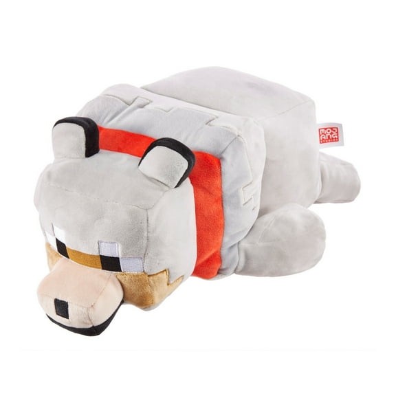 Mattel Minecraft Plush Fox 12-in Long Character Doll, Soft, Squishy, Floppy Collectible Gift for Fans Age 3 Years and Older