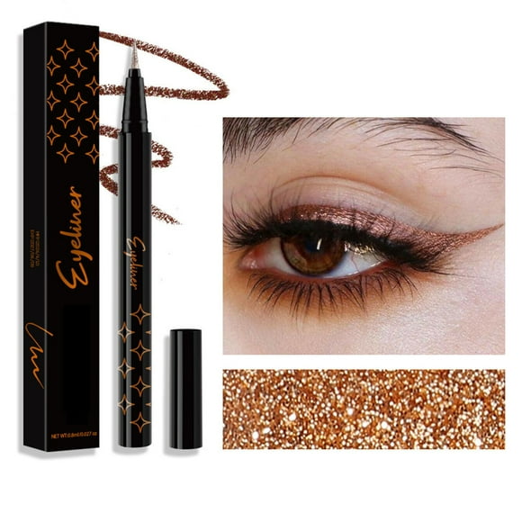 ZTTD Flash Deals Pearlescent Eyeliner Fine Brightening Metal Silkworm Pen Quick Drying Long Lasting and Sweat Proof 0.8ml Best Gifts Christmas Clearance