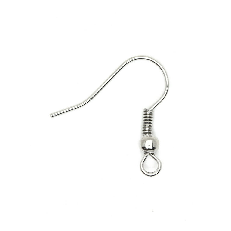 Stainless Steel Earring Hook Ear Wire Findings For Diy - Temu