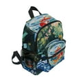 thumbnail image 2 of FORMRS School Backpack with Front Zippered Pocket 12" Student Travel Daypack, Red Goldfish, 2 of 6