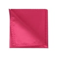 thumbnail image 4 of INSPIRE CHIC Men's Pocket Squares Solid Color Handkerchiefs Hot Pink One Size, 4 of 4
