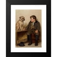 thumbnail image 2 of John George Brown 11x14 Black Modern Framed Museum Art Print Titled - To Confab (1902-03), 2 of 5
