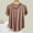 Khaki, variant on Liweisiy Round Neck Pajama Shirts For Womens Multi Color Short Sleeve Loose Curved Hem Tops Lounge Sleep Baggy Shirts Coffee XL