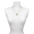 thumbnail image 3 of Delight Jewelry Goldtone Disc 1/2'' Number - 3 - Hero Ring Charm Necklace, 18", 3 of 4