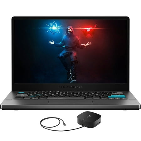 ASUS ROG Zephyrus G14 AW SE Gaming/Entertainment Laptop (AMD Ryzen 9 5900HS 8-Core, 14.0in 120Hz 2K Quad HD (2560x1440), Win 11 Home) with G2 Universal Dock