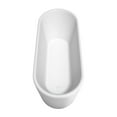 thumbnail image 5 of Homestock Victorian Vintage 67 Inch Freestanding Bathtub In White With Shiny White Drain And Overflow Trim, 5 of 5